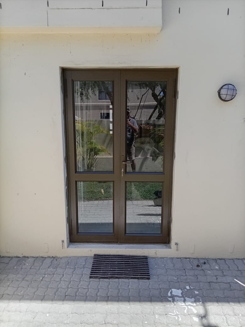 Double Door – Double door with central mullion split