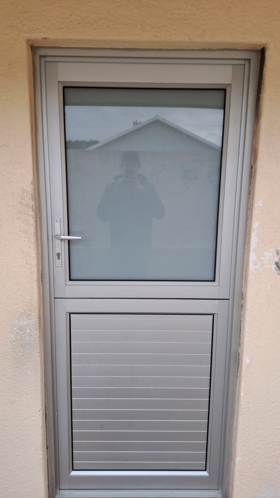 Stable Door – Natural anodised stable hinge door